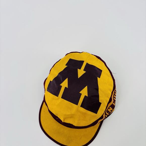 VTG 80s Minnesota Golden Gophers Genuine Crowd Cap Hat ~ Painters Style Cadet - Picture 3 of 8